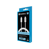 Produktbild för Sandberg - USB typ C-kabel - USB-C till USB-C - 1 m