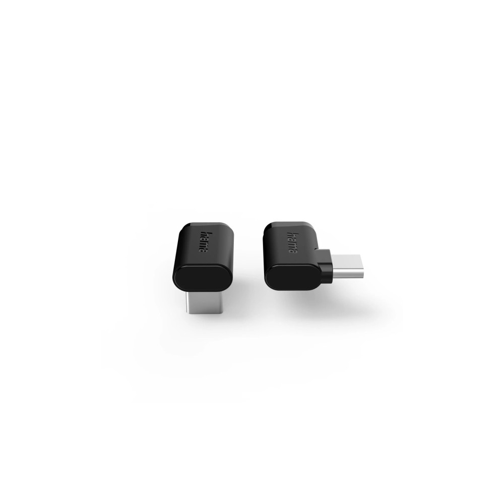 Produktbild för Hama 00200359, USB, Svart, Hane/Hona, Vinklad, 2 styck, 105...