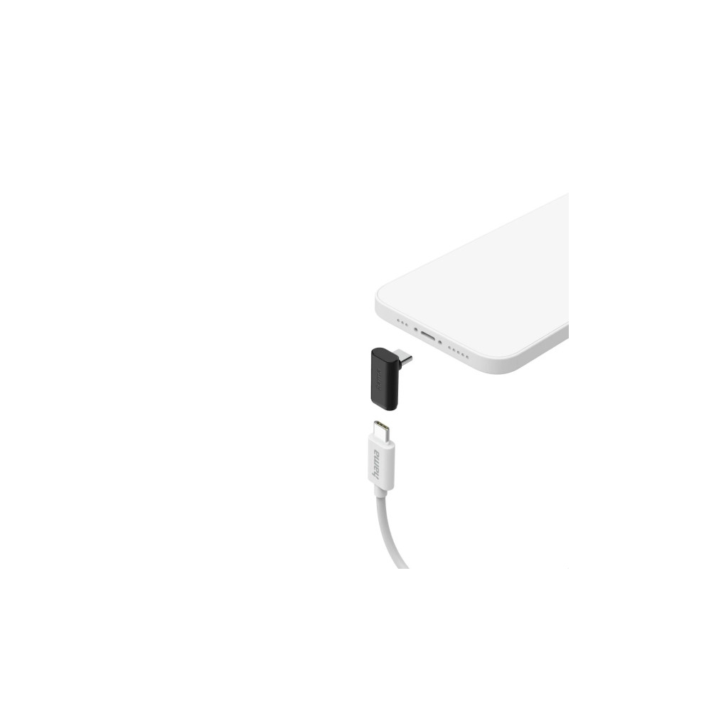 Produktbild för Hama 00200359, USB, Svart, Hane/Hona, Vinklad, 2 styck, 105...