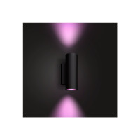 Produktbild för Philips Hue White and Color Ambiance Appear - vägglampa - LED - 8 W - 16 miljoner färger - 2000-6500 K - svart