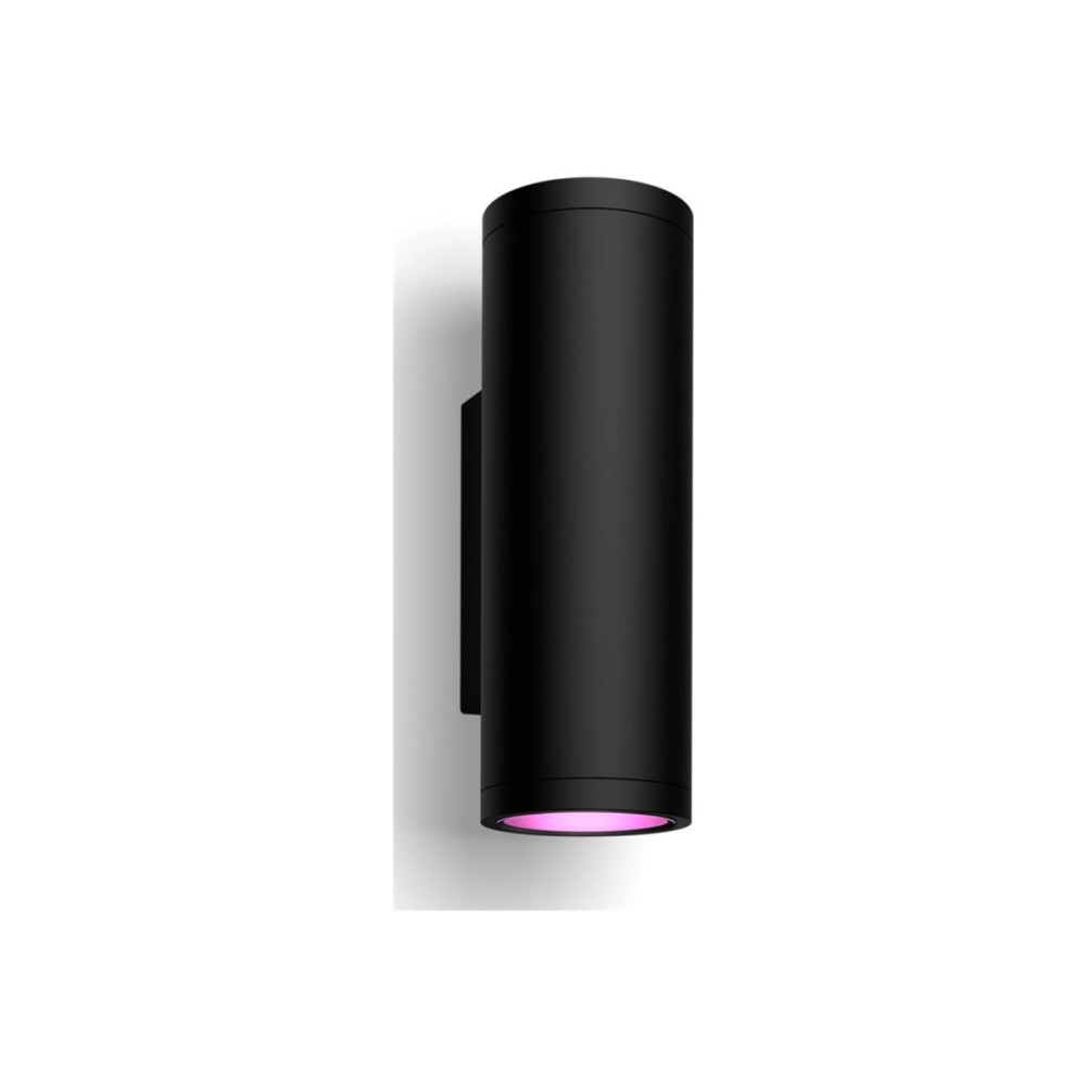 Produktbild för Philips Hue White and Color Ambiance Appear - vägglampa - LED - 8 W - 16 miljoner färger - 2000-6500 K - svart