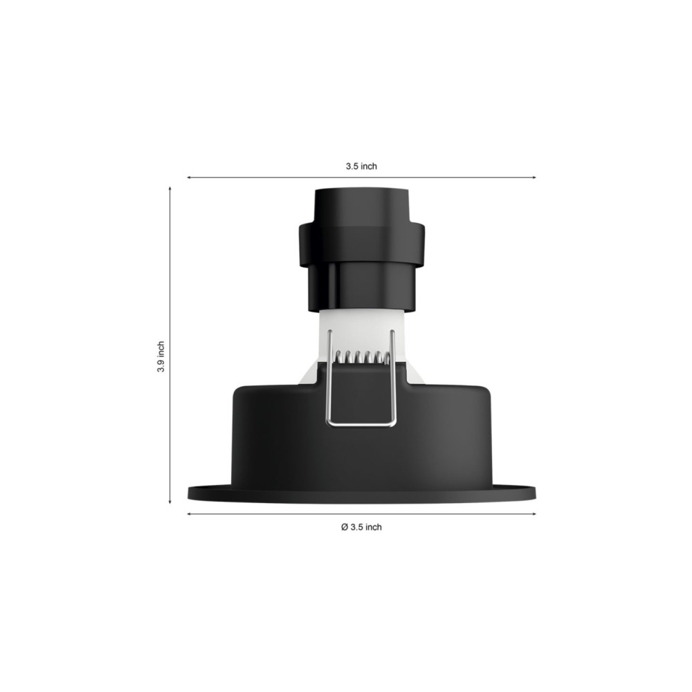 Produktbild för Philips Hue White ambiance Milliskin - infälld spotlight - LED-spotlight - GU10 - 4.2 W - varmt till kallt vitt ljus - 2200-6500 K - vit