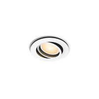 Produktbild för Philips Hue White ambiance Milliskin - infälld spotlight - LED-spotlight - GU10 - 4.2 W - varmt till kallt vitt ljus - 2200-6500 K - vit