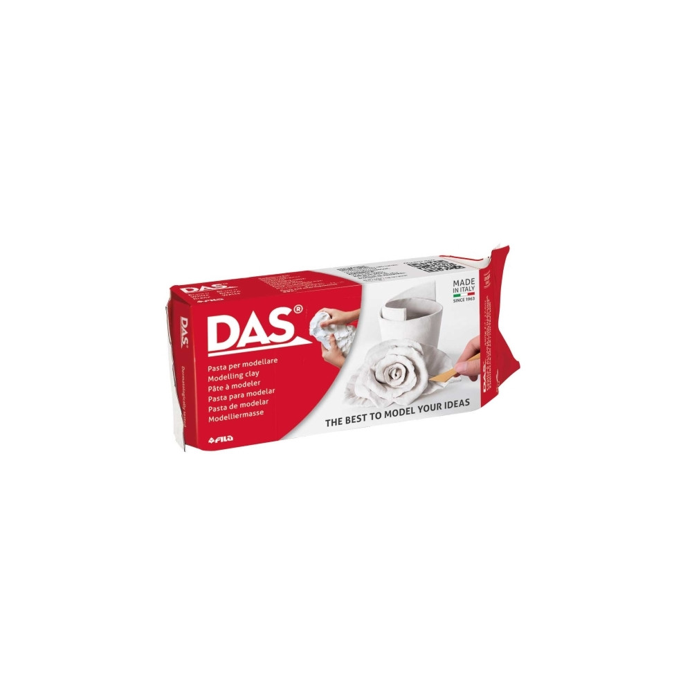 Produktbild för DAS Modelleringslera 500g vit