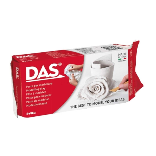 DAS DAS Modelleringslera 500g vit