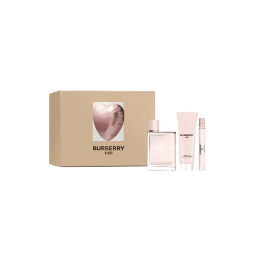 Burberry Burberry-set: Her Eau De Parfum (100 ml) + Her Eau De Parfum...