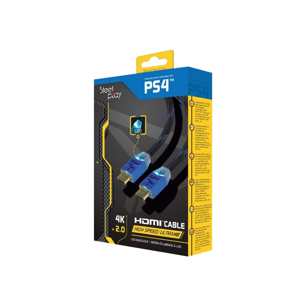 Produktbild för Steelplay HDMI-kabel med Ethernet - 2 m