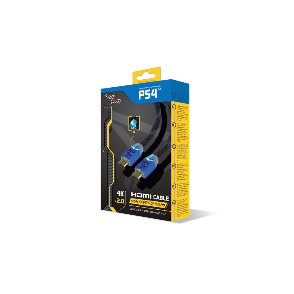Produktbild för Steelplay HDMI-kabel med Ethernet - 2 m
