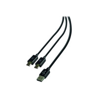 Produktbild för Steelplay Double Play & Charge - laddnings-/datakabel - 3 m