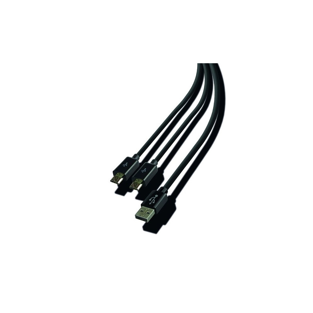 Produktbild för Steelplay Double Play & Charge - laddnings-/datakabel - 3 m