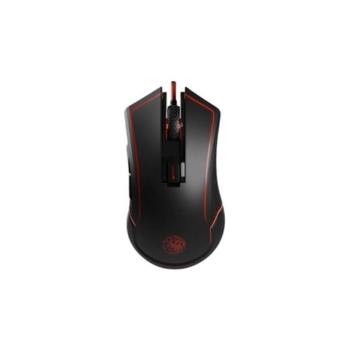 Pixminds Lexip X TSUME - Targaryen Game of Thrones - mus - keramiska skridskor - Wi-Fi, USB - svart, röd