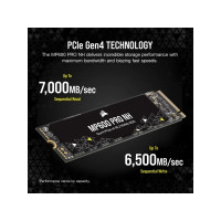 Produktbild för CORSAIR MP600 PRO NH - SSD - 2 TB - PCIe 4.0 x4 (NVMe)