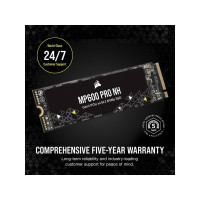 Produktbild för CORSAIR MP600 PRO NH - SSD - 2 TB - PCIe 4.0 x4 (NVMe)