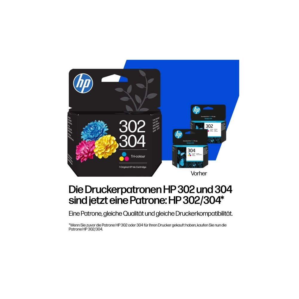 Produktbild för HP 302XL/304XL - hög kapacitet - svartfärgad - original - bläckpatron