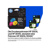 Produktbild för HP 302XL/304XL - hög kapacitet - svartfärgad - original - bläckpatron