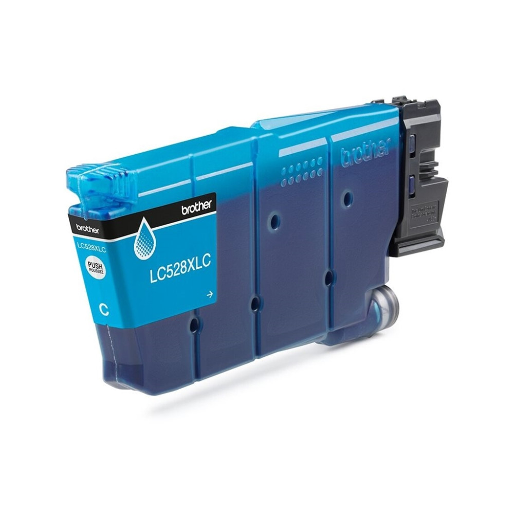 Produktbild för Brother LC528XLC - Lång livslängd - cyan - original - bläckpatron