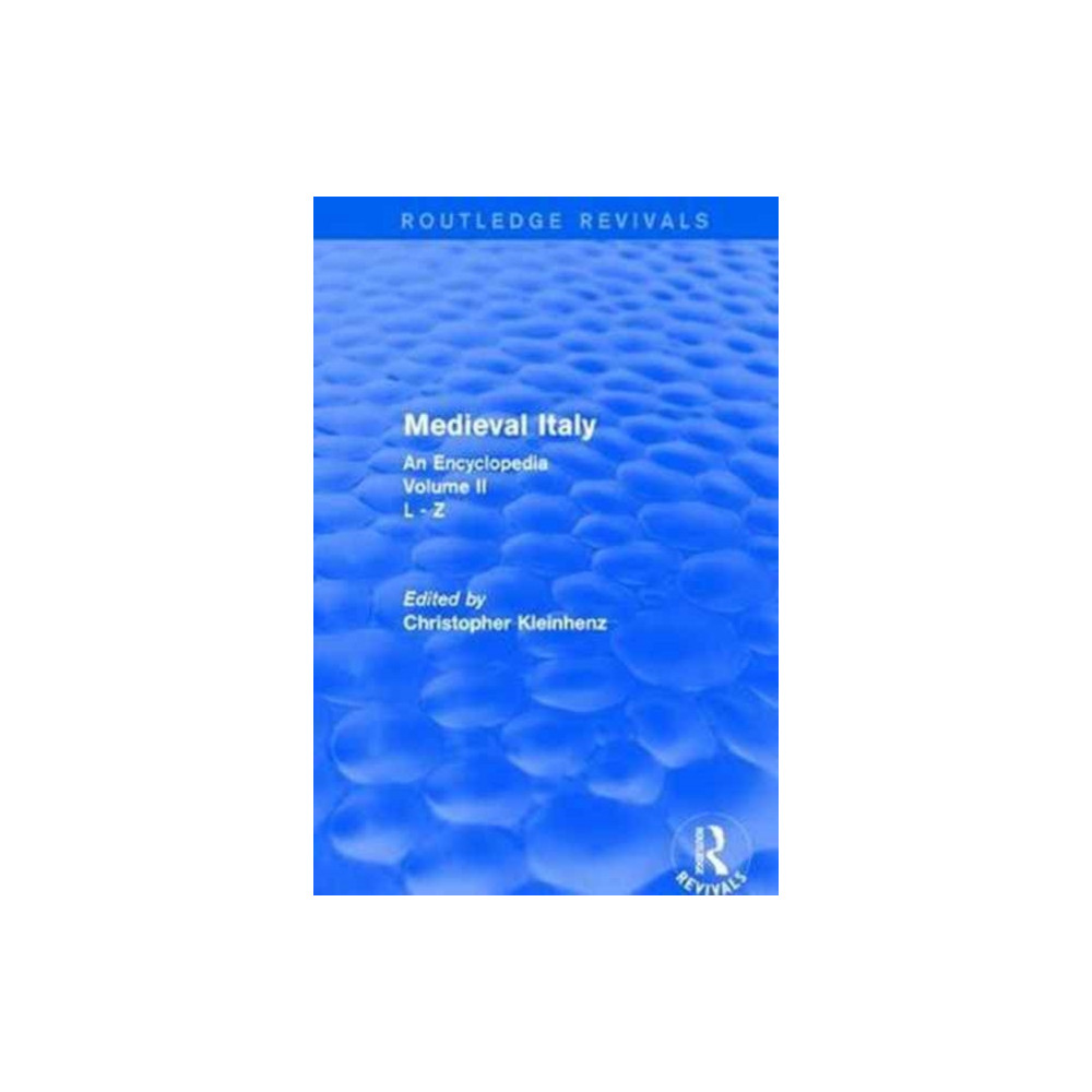 Produktbild för Routledge Revivals: Medieval Italy (2004) (inbunden, eng)