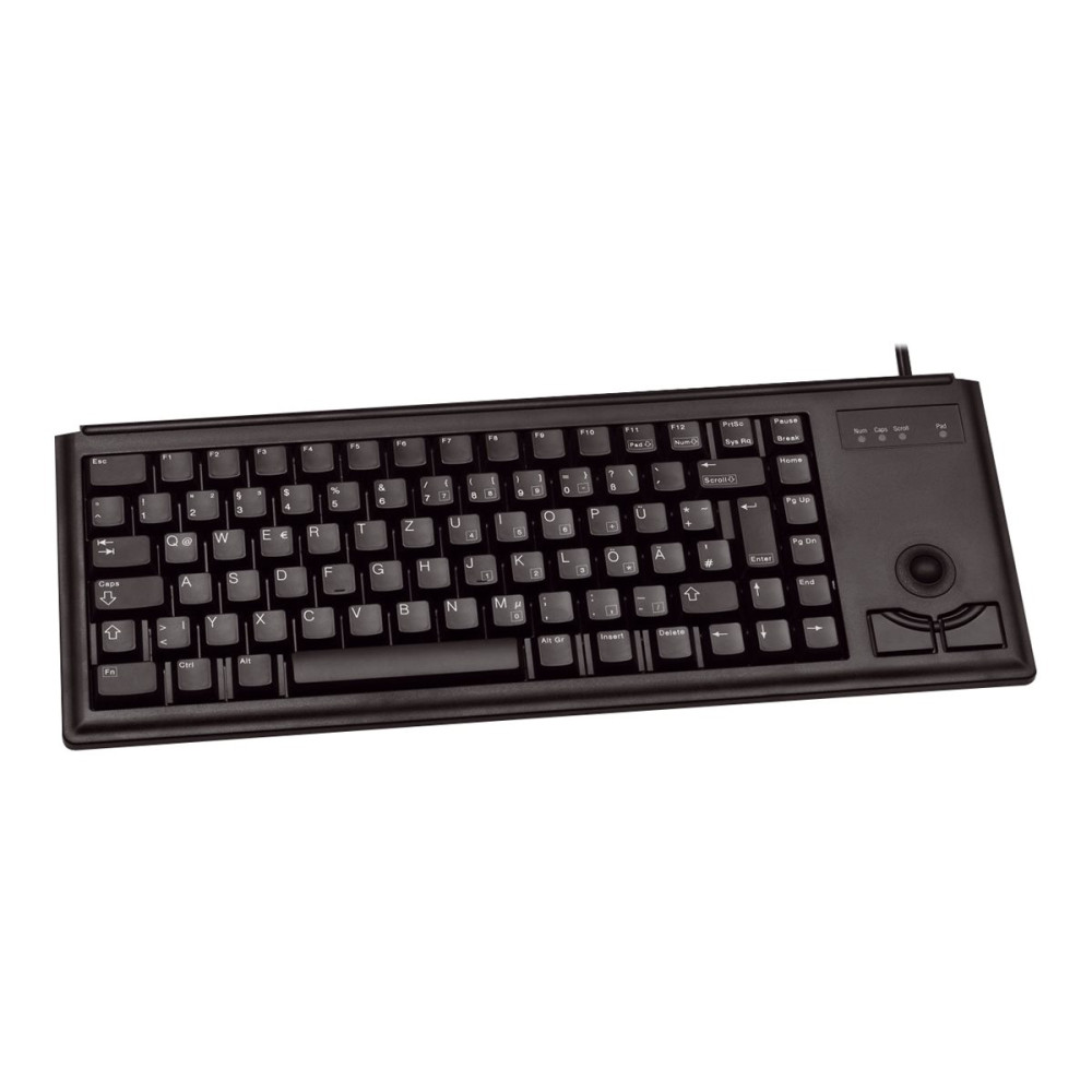 Produktbild för CHERRY Compact-Keyboard G84-4400 - tangentbord - engelska - svart Inmatningsenhet