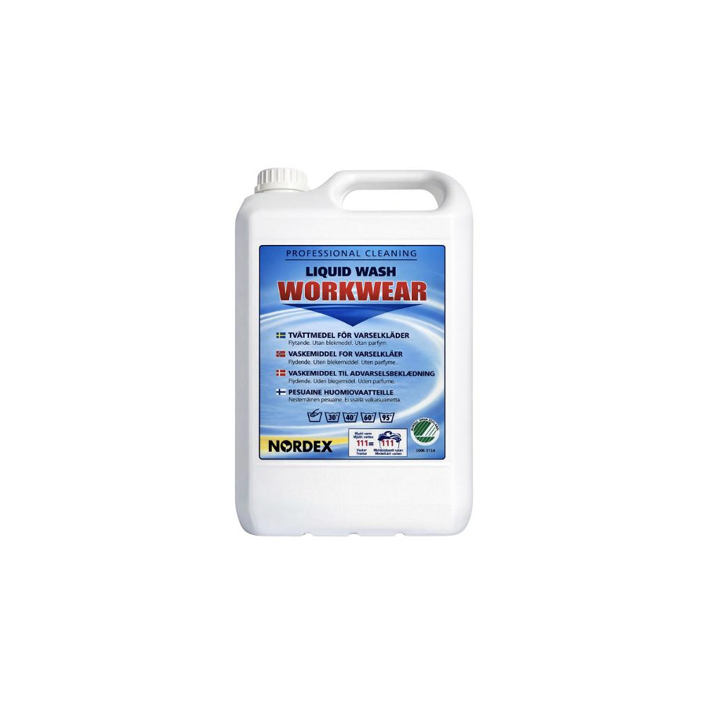 Produktbild för Tvättmedel NORDEX Workwear Wash 5L
