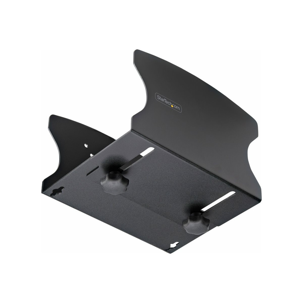 Produktbild för StarTech.com PC Wall Mount Bracket, For Desktop Computers Up To 40lb, Toolless Width Adjustment 1.9-7.8in (50-200mm), Heavy-Duty Steel, CPU Tower/Case Shelf/Holder, Includes Mounting Hardware and Spacers (2NS-CPU-WALL-MOUNT) - monteringsfäste för dator ti