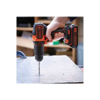 Produktbild för BLACK+DECKER BDCHD18KB-QW slagborr/skruvdragare - sladdlös - 2 hastigheter - 2 batterier