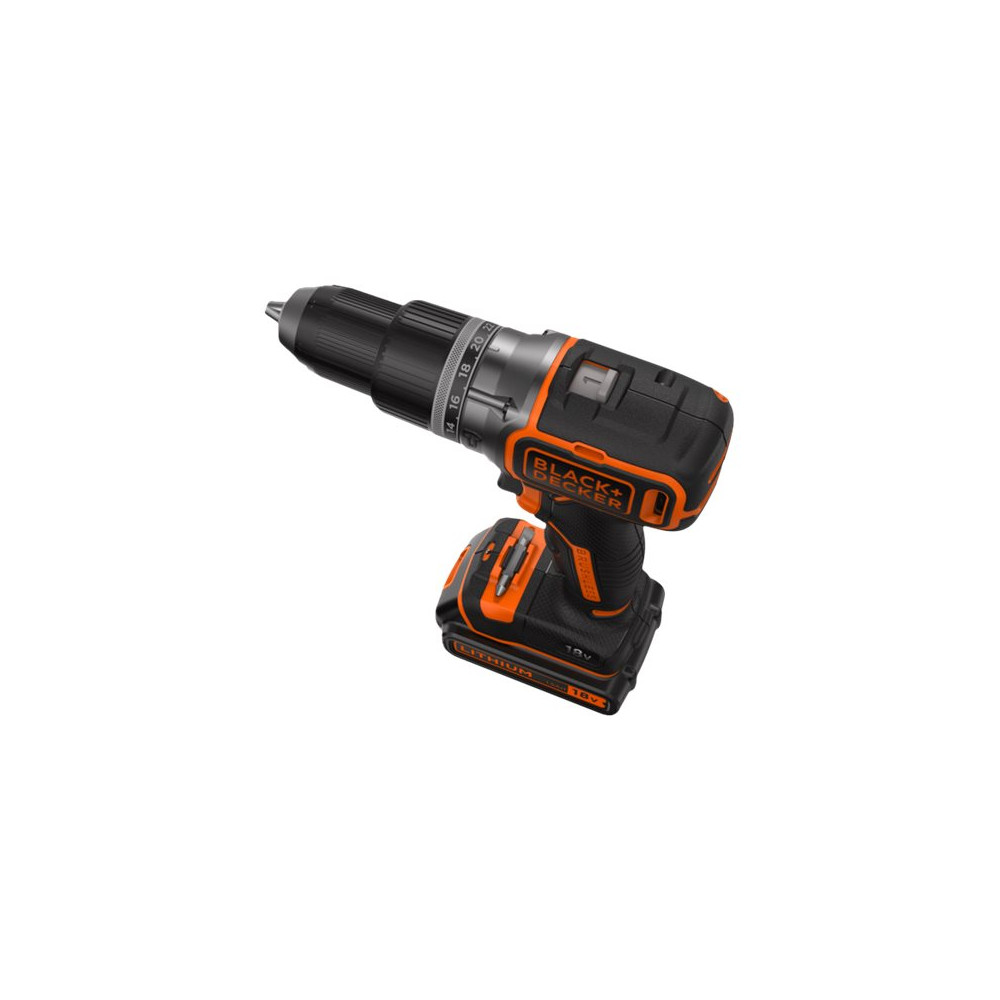 Produktbild för BLACK+DECKER - slagborr - sladdlös - 2 hastigheter