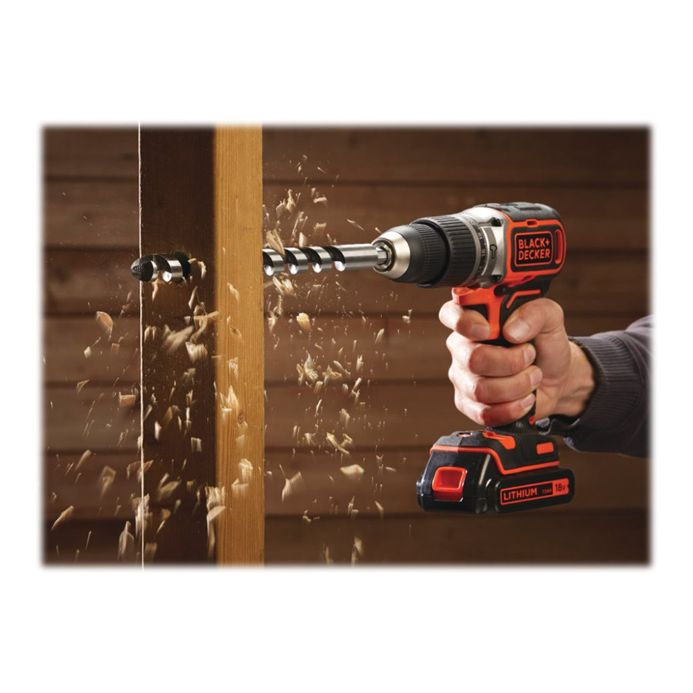 Produktbild för BLACK+DECKER - slagborr - sladdlös - 2 hastigheter