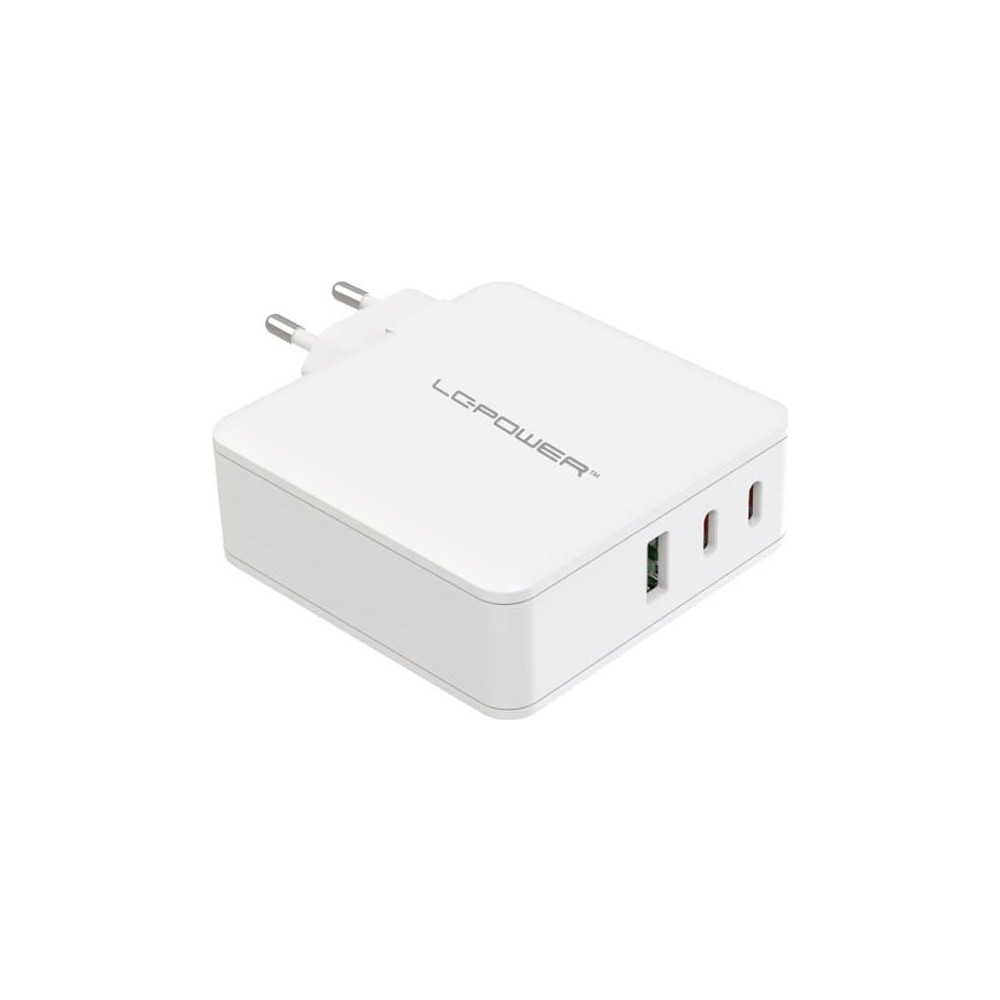 Produktbild för LC Power LC-GAN-100 strömadapter - GaN - USB, 2 x USB-C - 100 Watt