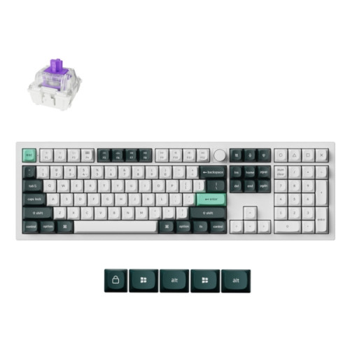 Keychron Keychron Q6 HE QMK Gateron Double-Rail Magnetic Nebula Keybo...