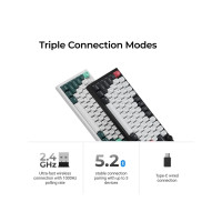 Produktbild för Keychron Q6 HE QMK Gateron Double-Rail Magnetic Nebula Keybo...