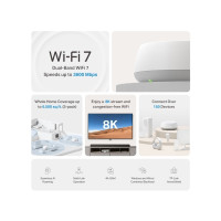 Produktbild för TP-Link Deco BE22 V1 - Wifi-system - Wi-Fi 7 - skrivbordsmodell