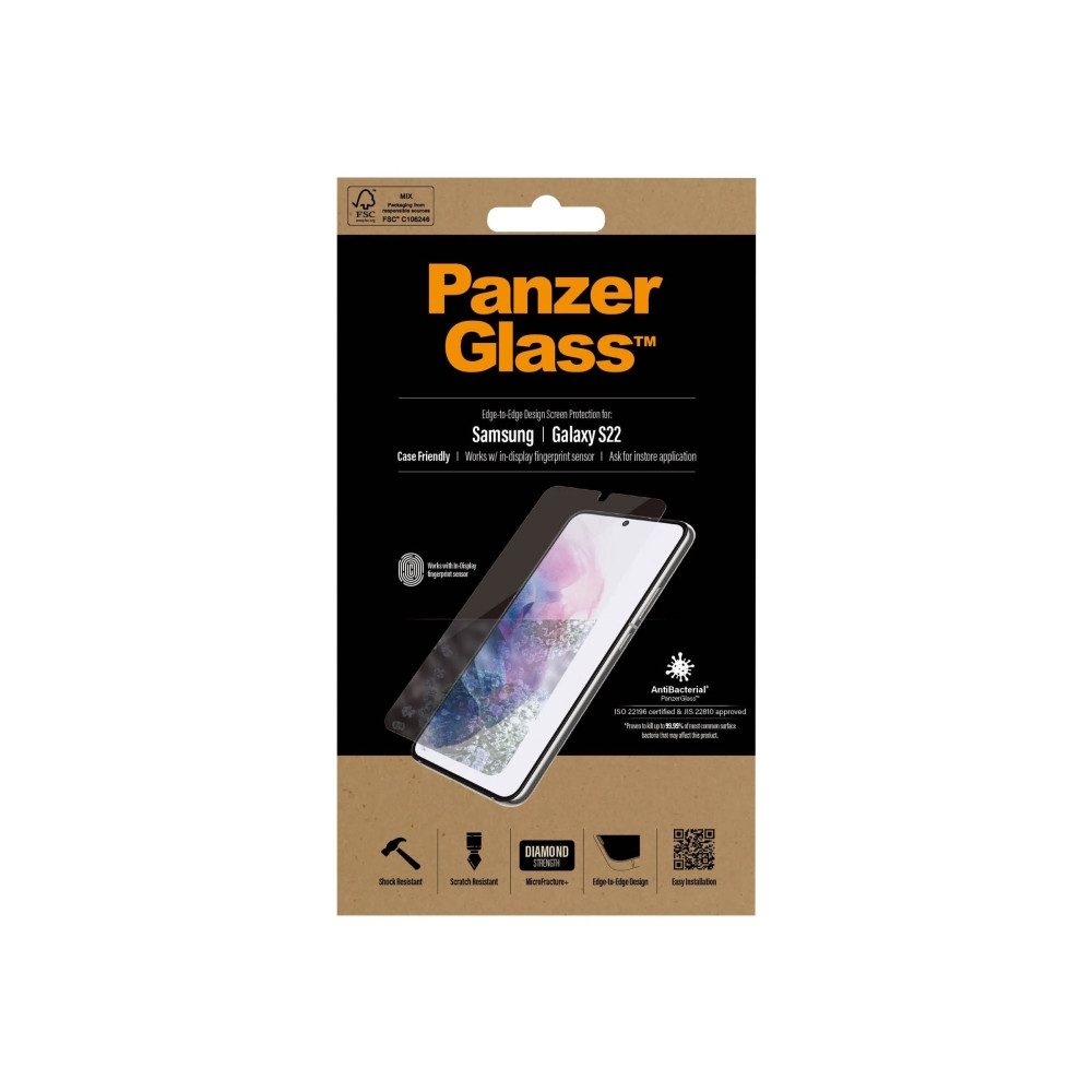 Produktbild för PanzerGlass - skärmskydd för mobiltelefon
