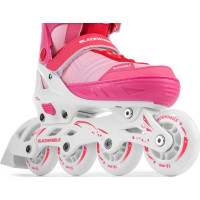 Produktbild för Blackwheels justerbara rullskridskor Playful Pink storlek 32...