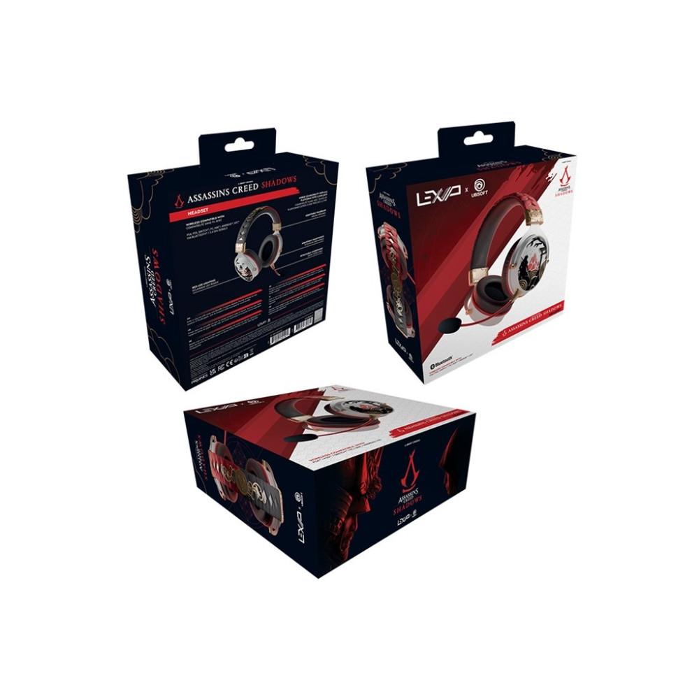 Produktbild för Lexip x Ubisoft Assassin's Creed Shadows - headset - 3,5 mm kontakt