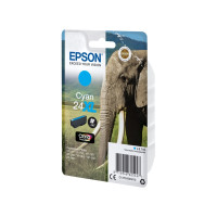 Produktbild för Epson 24XL - XL - cyan - original - bläckpatron