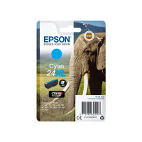 Produktbild för Epson 24XL - XL - cyan - original - bläckpatron