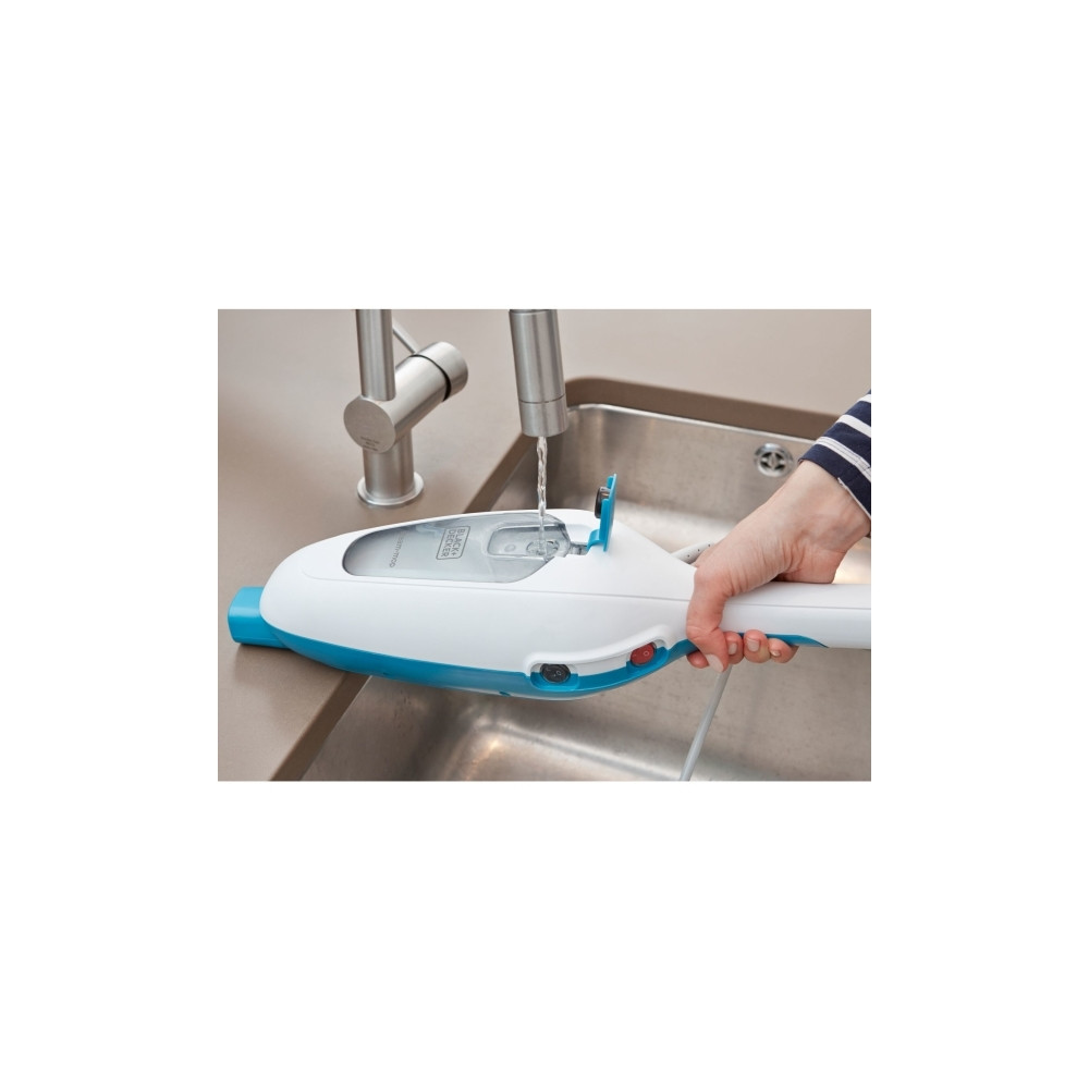 Produktbild för BLACK+DECKER FSM13E1-QS - ångdammsugare - spak