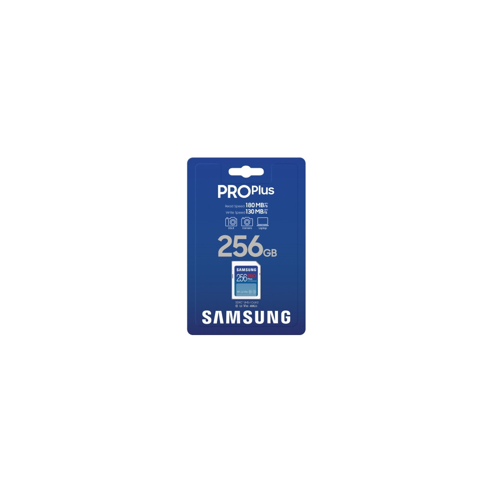Produktbild för Samsung PRO Plus MB-SD256S - flash-minneskort - 256 GB - SDXC UHS-I