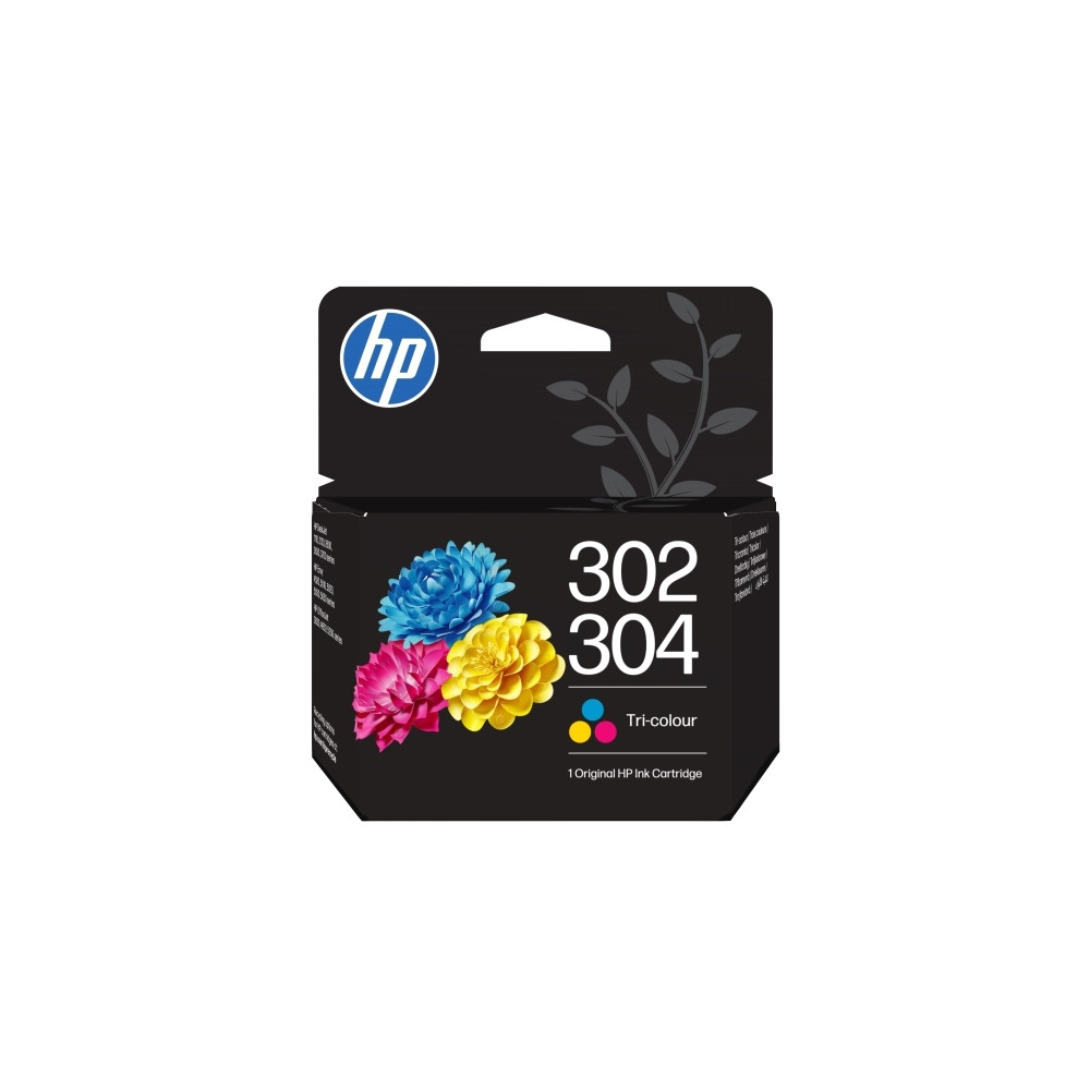 Produktbild för HP 302/304 - färg (cyan, magenta, gul) - original - bläckpatron