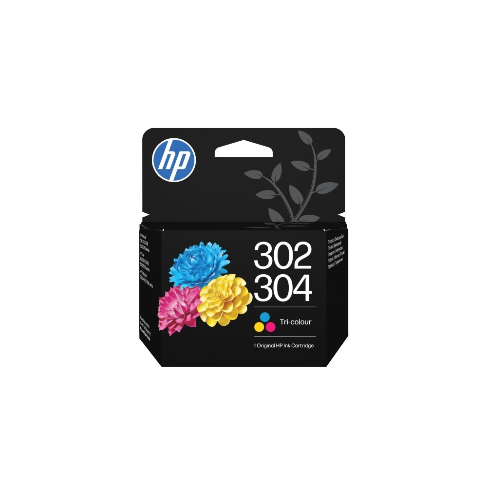 Produktbild för HP 302/304 - färg (cyan, magenta, gul) - original - bläckpatron