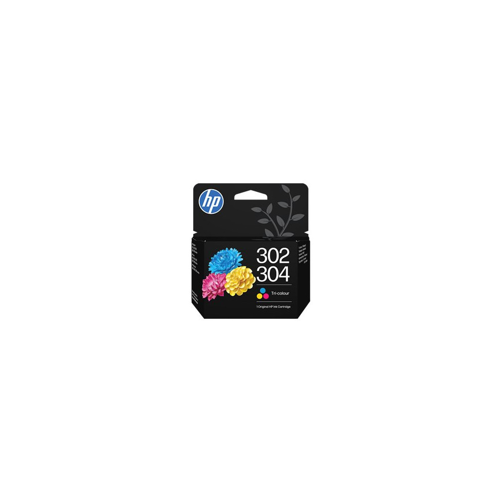 Produktbild för HP 302/304 - färg (cyan, magenta, gul) - original - bläckpatron