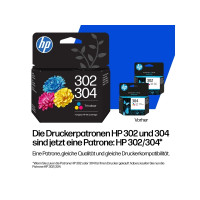 Produktbild för HP 302/304 - färg (cyan, magenta, gul) - original - bläckpatron