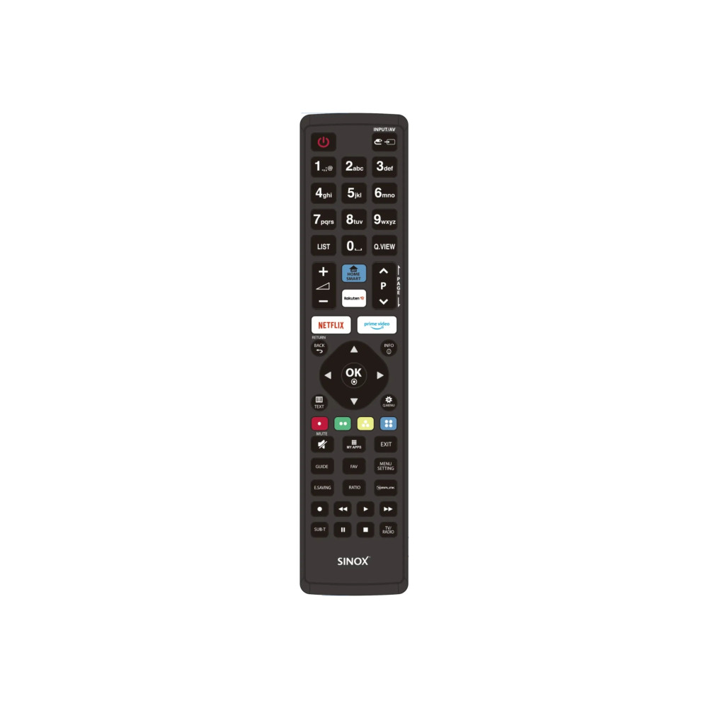 Produktbild för Sinox fjärrkontroll för LG, TV, RF Trådlös, Tryckknappar, Sv...