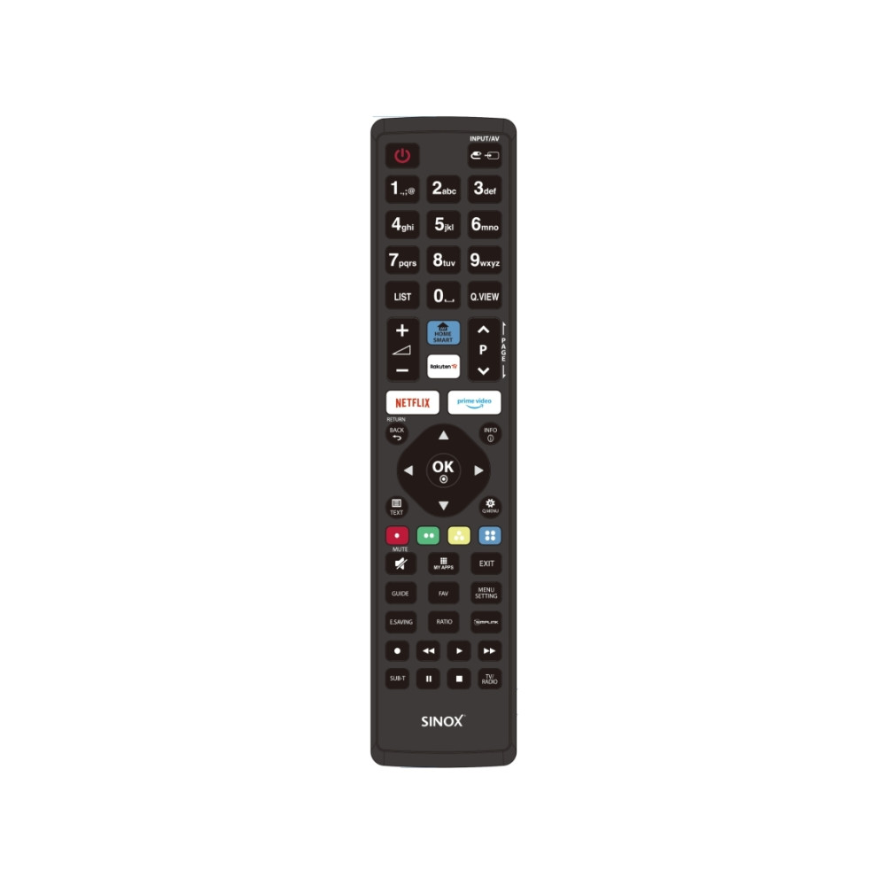 Produktbild för Sinox fjärrkontroll för LG, TV, RF Trådlös, Tryckknappar, Sv...