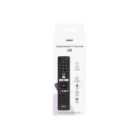 Produktbild för Sinox fjärrkontroll för LG, TV, RF Trådlös, Tryckknappar, Sv...