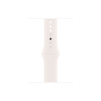 Produktbild för Apple Watch Series 11 (GPS) - guldrosa aluminium - smart klocka med sportband - lätt rouge - 64 GB