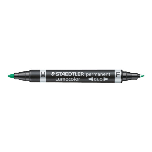 STAEDTLER STAEDTLER Lumocolor duo - märkpenna med dubbel spets - grön