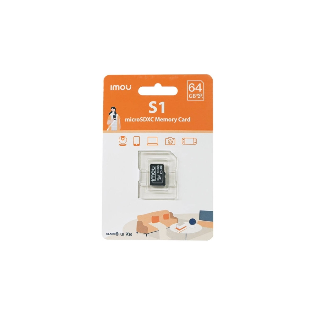 Produktbild för ImouLife S1 - flash-minneskort - 64 GB - mikroSDXC UHS-I