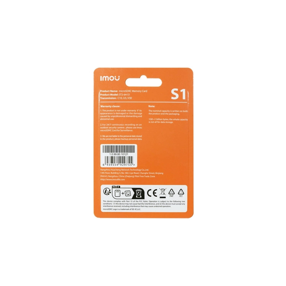 Produktbild för ImouLife S1 - flash-minneskort - 64 GB - mikroSDXC UHS-I