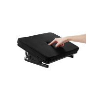 Produktbild för Maclean ergonomiskt fotstöd/benstöd med steglös vinkeljuster...